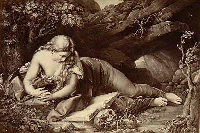 NUVOLONE, Carlo Francesco Mary Magdalene by Batoni Spain oil painting art